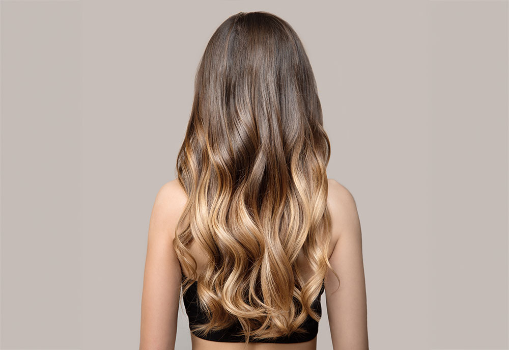 Haarverdichtung mit Balayage
